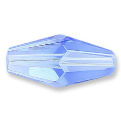 Bead, Helenski Crystal Art.8020 16x8mm Long Bicone - Light Sapphire