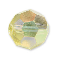 Bead, Helenski Crystal Art.8030 8mm Round - Jonquil AB