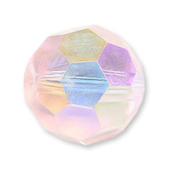 Bead, Helenski Crystal Art.8030 8mm Round - Rosaline AB