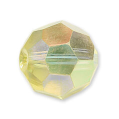 Bead, Helenski Crystal Art.8030 7mm Round - Jonquil AB
