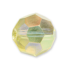 Bead, Helenski Crystal Art.8030 6mm Round - Jonquil AB