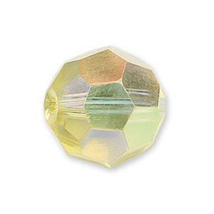Bead, Helenski Crystal Art.8030 4mm Round - Jonquil AB