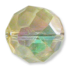Bead, Helenski Crystal Art.8032 10mm Round - Jonquil AB