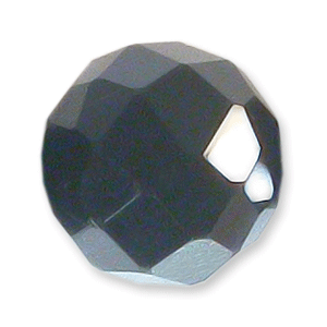 Bead, Helenski Crystal Art.8032 8mm Round - Jet Black