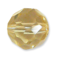 Bead, Helenski Crystal Art.8032 6mm Round - Jonquil