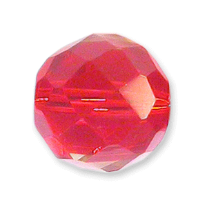 Bead, Helenski Crystal Art.8032 4mm Round - Light Siam