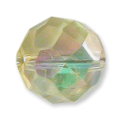 Bead, Helenski Crystal Art.8032 4mm Round - Jonquil AB