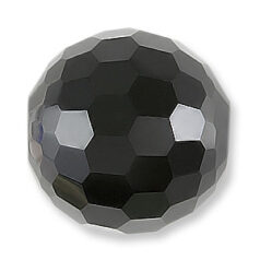 Helenski Genuine Crystal Art.8035, 12mm Round - Jet Black
