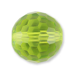 Bead, Helenski Crystal Art.8035 10mm Round - Light Olivine
