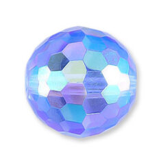 Bead, Helenski Crystal Art.8035 10mm Round - Light Sapphire AB