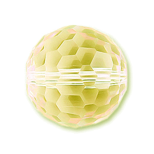 Bead, Helenski Crystal Art.8035 8mm Round - Jonquil