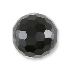 Bead, Helenski Crystal Art.8035 6mm Round - Jet Black