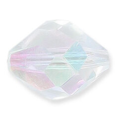 Bead, Helenski Crystal Art.8040 13x10mm Oval - Crystal AB