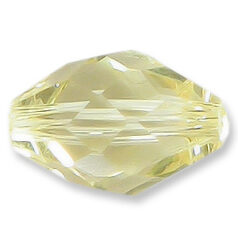Bead, Helenski Crystal Art.8040 13x10mm Oval - Light Siam AB