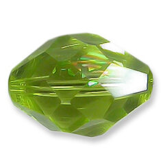 Bead, Helenski Crystal Art.8040 13x10mm Oval - Light Olivine