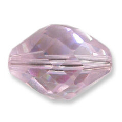 Bead, Helenski Crystal Art.8040 13x10mm Oval - Rosaline AB