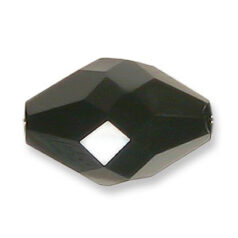 Bead, Helenski Crystal Art.8040 11x8mm Oval - Jet Black