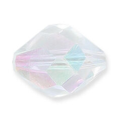 Bead, Helenski Crystal Art.8040 11x8mm Oval - Crystal AB