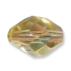 Bead, Helenski Crystal Art.8040 11x8mm Oval - Jonquil AB