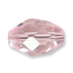 Bead, Helenski Crystal Art.8040 11x8mm Oval - Rosaline Pink