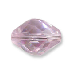 Bead, Helenski Crystal Art.8040 9x6mm Oval - Rosaline AB