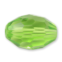 Bead, Helenski Crystal Art.8045 13x10mm Oval - Light Olivine