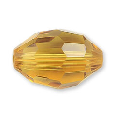 Bead, Helenski Crystal Art.8045 11x8mm Oval - Light Topaz