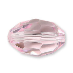 Bead, Helenski Crystal Art.8045 11x8mm Oval - Rosaline Pink