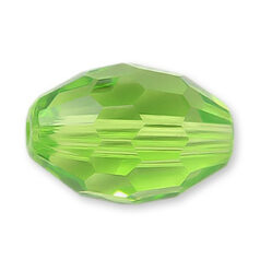 Bead, Helenski Crystal Art.8045 11x8mm Oval - Light Olivine