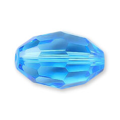 Bead, Helenski Crystal Art.8045 9x6mm Oval - Aquamarine