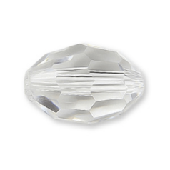 Bead, Helenski Crystal Art.8045 7x4mm Oval - Crystal