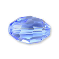 Bead, Helenski Crystal Art.8045 7x4mm Oval - Light Sapphire