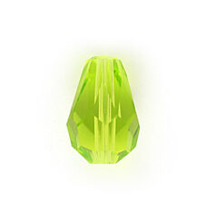 Bead, Helenski Crystal Art.8120 11x7mm Teardrop - Light Olivine
