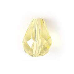 Bead, Helenski Crystal Art.8115 10x8mm Teardrop - Jonquil