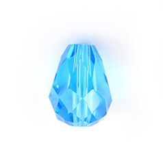 Bead, Helenski Crystal Art.8115 10x8mm Teardrop - Aquamarine