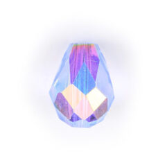 Bead, Helenski Crystal Art.8115 10x8mm Teardrop - Light Sapphire AB