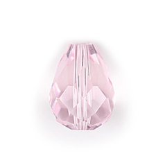 Bead, Helenski Crystal Art.8115 8x6mm Teardrop - Rosaline Pink