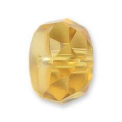 Bead, Helenski Crystal Art.8050 4x6mm Rondelle - Light Topaz