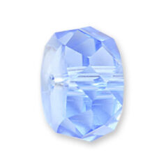 Bead, Helenski Crystal Art.8050 4x6mm Rondelle - Light Sapphire