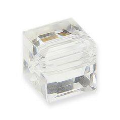 Bead, Helenski Crystal Art.8008 8x8mm Cube - Crystal