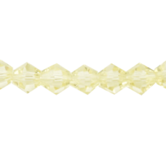 Bead, Helenski Crystal, 6mm Bicone - Jonquil