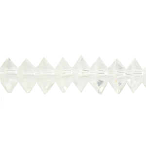 Bead, Helenski Crystal, 4x8mm Donut - Crystal AB