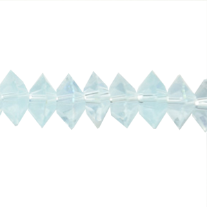 Bead, Helenski Crystal, 4x8mm Donut - Alexandrite AB