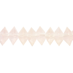 Bead, Helenski Crystal, 4x8mm Donut - Rosaline AB