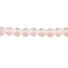 Bead, Helenski Crystal, 4mm Round - Rosaline Pink