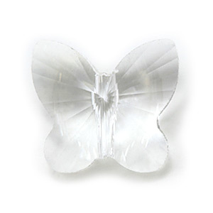 Bead, Helenski Crystal 14mm Butterfly - Crystal