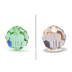 Bead, Swarovski Crystal, Art.5000 6mm Round - Cantaloupe