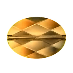 Swarovski Crystal Art.5050 22x16mm Oval Bead - Topaz