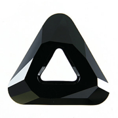 Swarovski Crystal Art.4737 30mm Cosmic Triangle - Crystal Jet