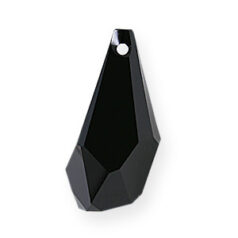 Swarovski Crystal Art.6015 21mm Polygon Drop - Jet